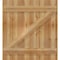 Ekena Millwork Joined Board-n-Batten Shutters w/Z-Bar, Rough Sawn Western Red Cedar, 32 1/4W x 35H, PR RBJ06Z32X035RWR - alternate 3